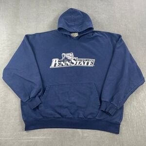Penn State Nittany Lions Pro Spirit Mens XL Navy Blue Hoodie Graphic Pullover